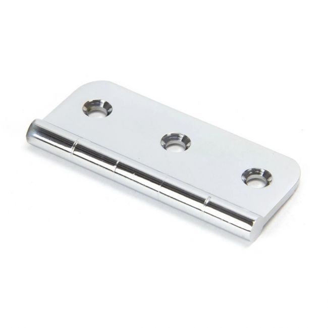 The 3" Traditional Mock Window Hinge in Polished Chrome on a White Background The 3" Traditional Mock Window Hinge in Polished Chrome on a White Background
