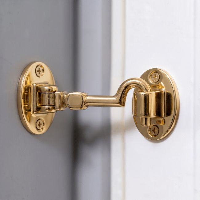 Polished Brass Cabin Hook Polished Brass Cabin Hook