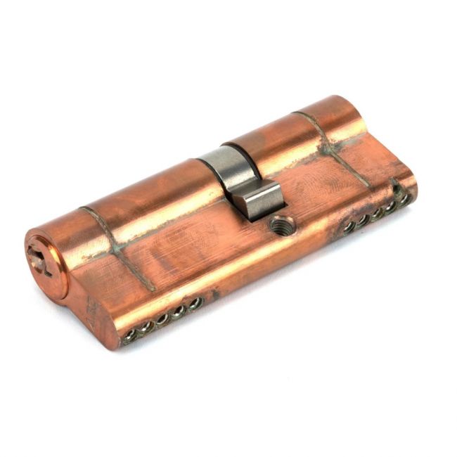 The 5-Pin Euro Cylinder Lock Keyed Alike - 35/45 - Polished Bronze on a White Background The 5-Pin Euro Cylinder Lock Keyed Alike - 35/45 - Polished Bronze on a White Background