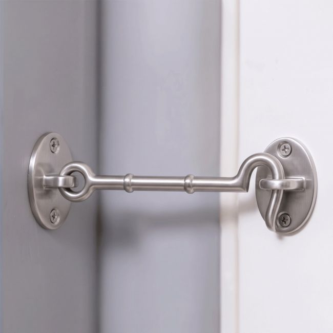 Loose Ring Type Satin Chrome Cabin Hook
