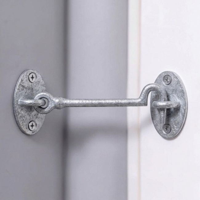 Galvanised Cabin Hook 6"