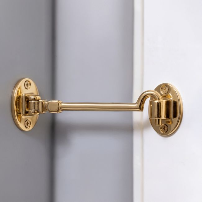 Polished Brass Cabin Hook Polished Brass Cabin Hook