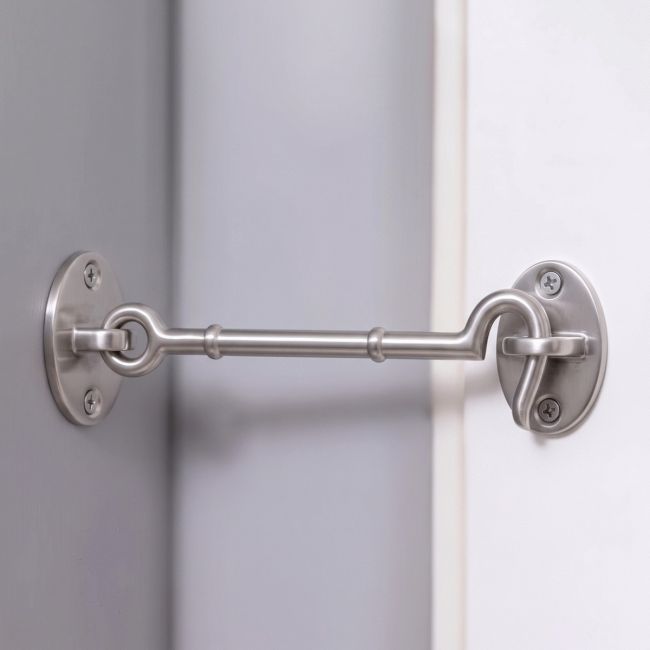 Loose Ring Type Satin Chrome Cabin Hook 