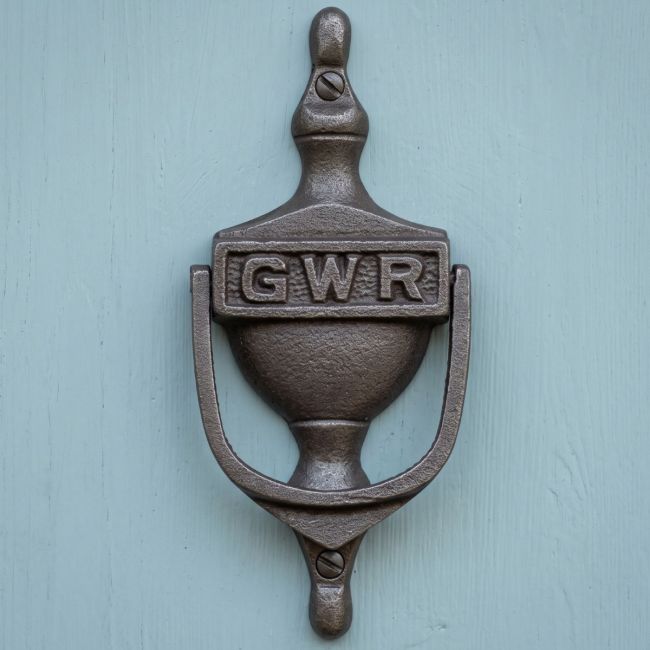 Antique Iron GWR Urn Door Knocker