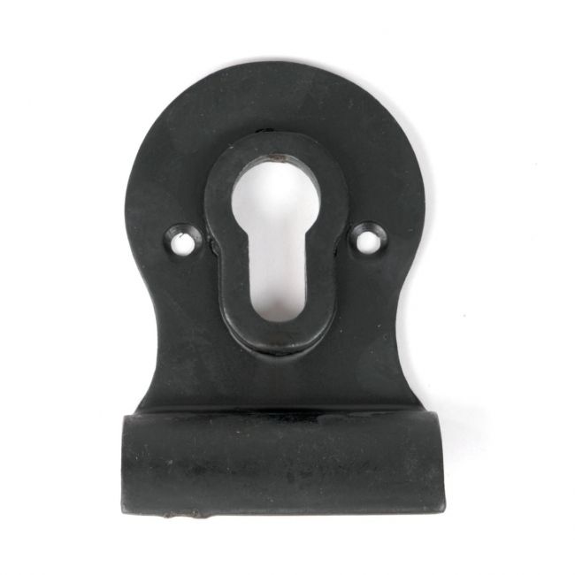 The Beeswax Euro Profile Cylinder Door Pull Shown from the Front