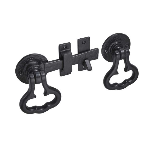 Black Antique Ring Gate Latch - 6-Inch Black Antique Ring Gate Latch - 6-Inch