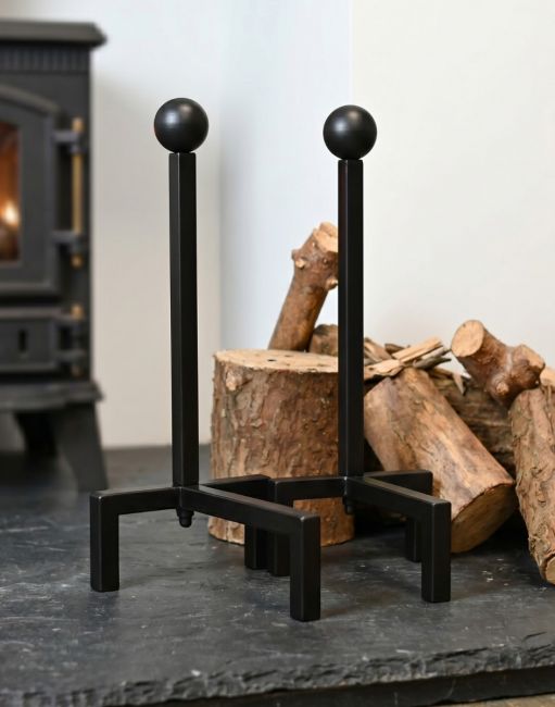 Black Contemporary Fire Dogs Black Contemporary Fire Dogs