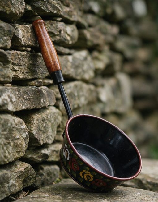 Traditional Narrowboat Dipper Finished in Black