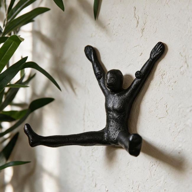Cast Iron Star Jump Coat Hook Cast Iron Star Jump Coat Hook