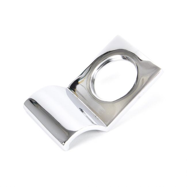 Contemporary Curved Rim Cylinder Pull - Polished Stainless Steel