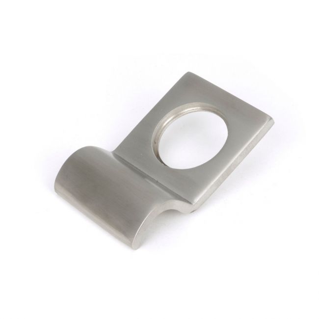 Contemporary Curved Rim Cylinder Pull - Satin Stainless Steel