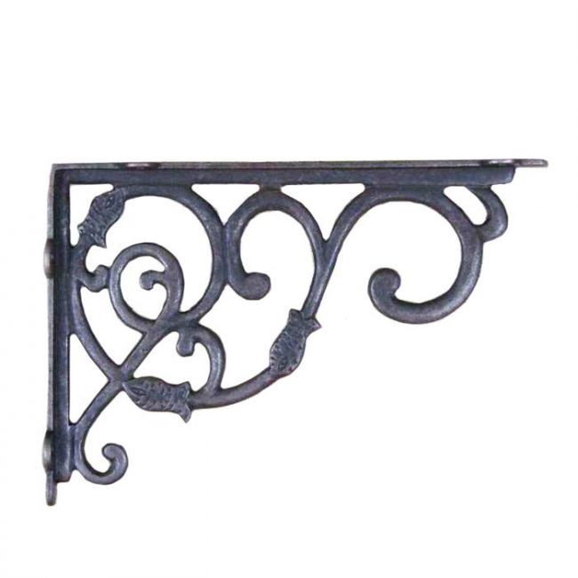 The "Dutch" Ornate Iron Shelf Bracket 23 x 34cm The "Dutch" Ornate Iron Shelf Bracket 23 x 34cm