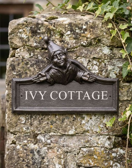 Elf House Name Sign Elf House Name Sign