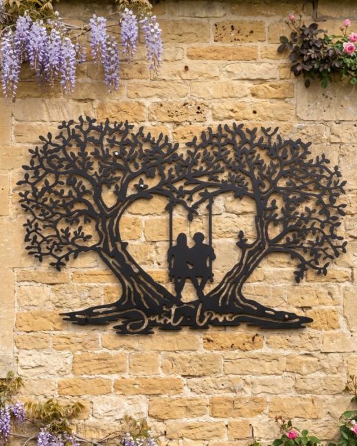 Eternal Canopy Silhouette Garden Wall Art main image Eternal Canopy Silhouette Garden Wall Art main image