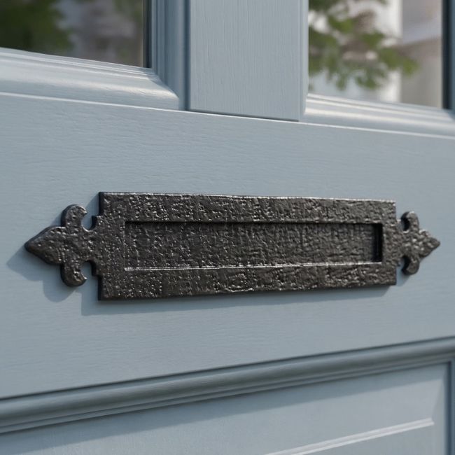 Black Iron Letter Plate