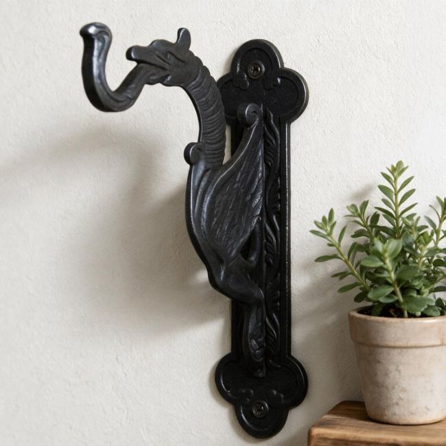 Drag Design Cat Iron Coat Hook Drag Design Cat Iron Coat Hook