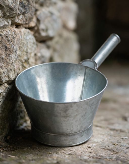 Large Galvanised Hand Bowl - Unpainted