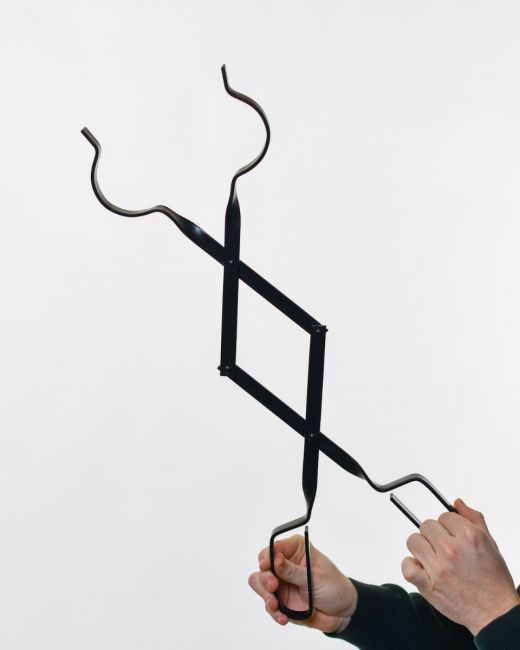 The “Prism” Steel Fire Place Tongs open main image