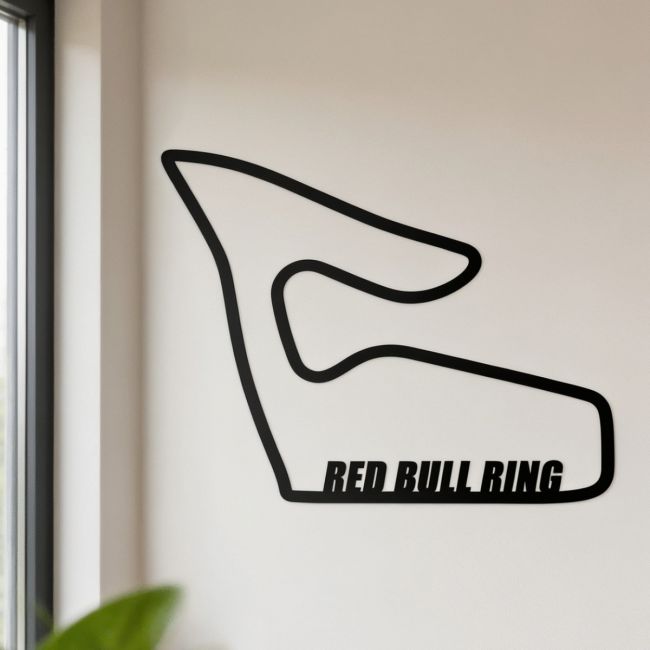 Red Bull Ring Motorsport Race Track Wall Art in the Living Room