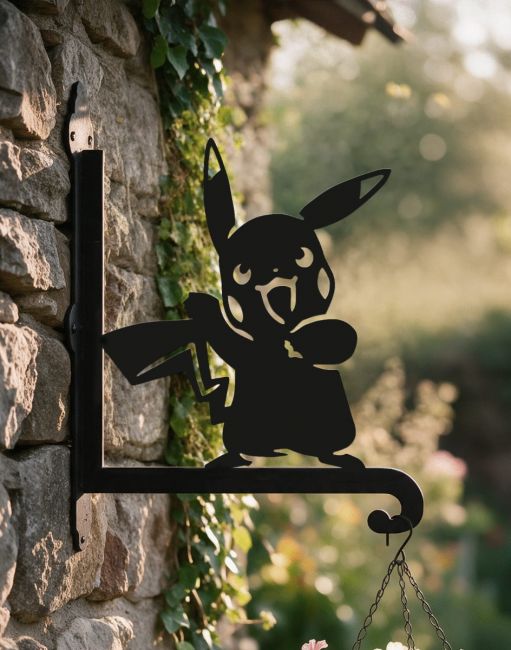Steel First Evolution Yellow Electric Character Hanging Basket Bracket