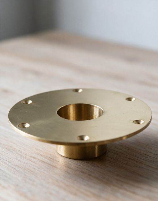 The Table Support Displayed on a Wooden Counter Top - Digital Illustration