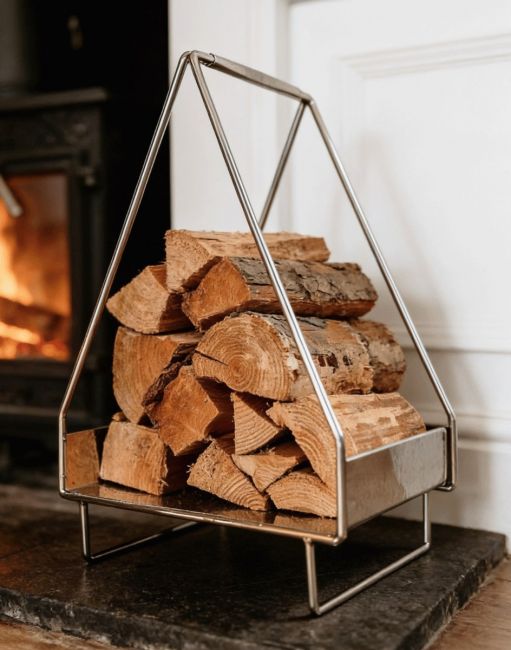 Teepee Log Basket Teepee Log Basket