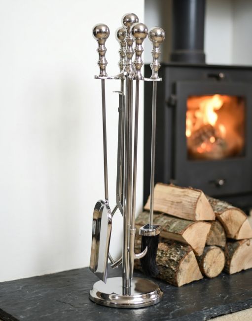  Traditional Four Tool Companion Set Finished in Polished Steel