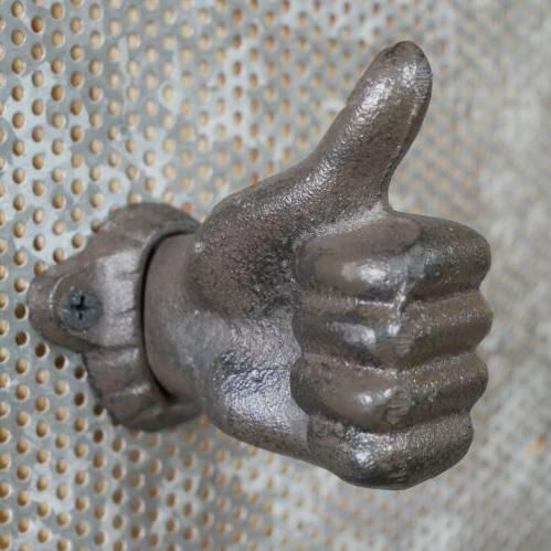 Thumbs Up Iron Coat Hook Thumbs Up Iron Coat Hook