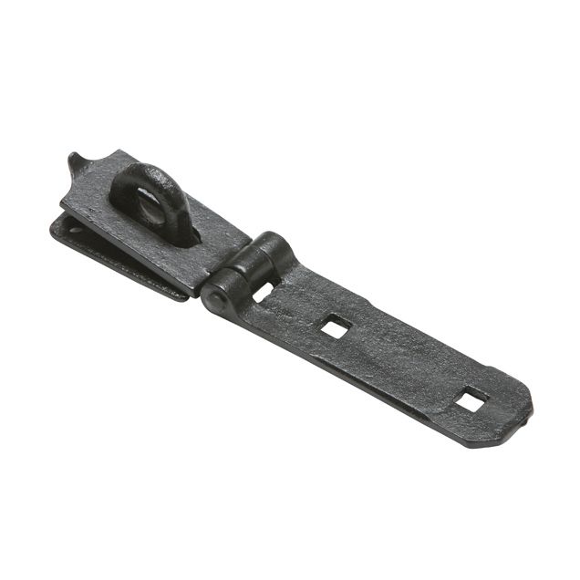 Traditional Black Cast Iron Door Locking Bar