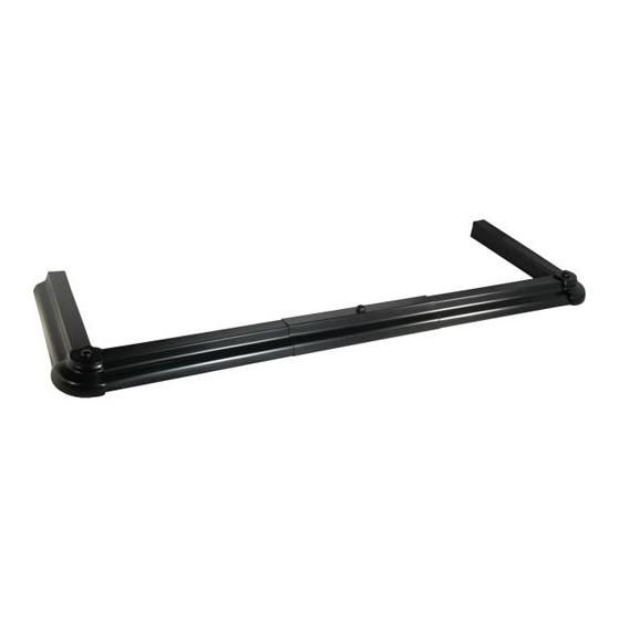 Traditional Hearth Fireside Fender Finished in Black Traditional Hearth Fireside Fender Finished in Black