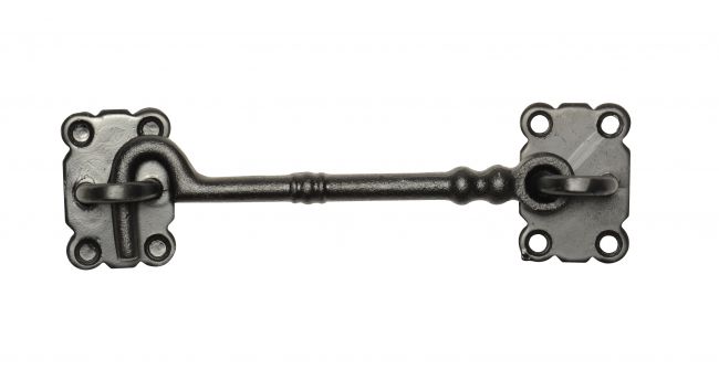 Traditional Black Iron 10" Loose Ring Cabin Hook Traditional Black Iron 10" Loose Ring Cabin Hook