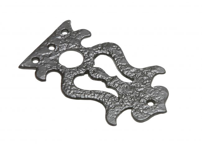 Traditional Blacksmith Iron Ornate False Cabinet Hinge Traditional Blacksmith Iron Ornate False Cabinet Hinge