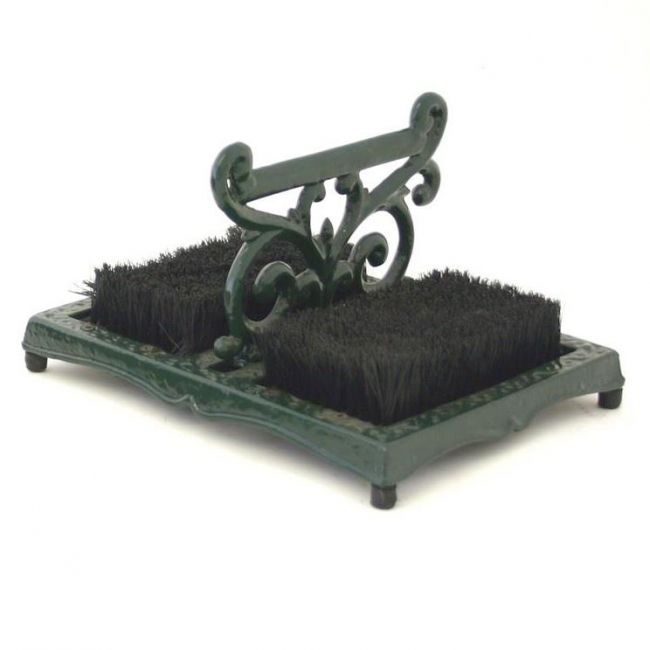 Traditional Ornate Boot Brush & Scraper Created From Cast Iron Traditional Ornate Boot Brush & Scraper Created From Cast Iron