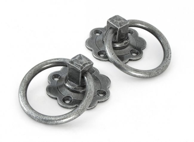 Traditional Pewter Gate Ring Turn Set Traditional Pewter Gate Ring Turn Set