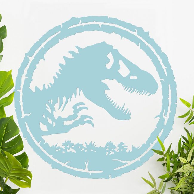 T-Rex Wall Art Finished in Blue T-Rex Wall Art Finished in Blue