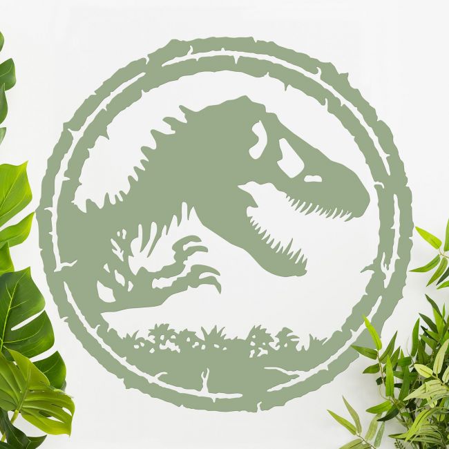 T-Rex Wall Art Finished in Sage Green T-Rex Wall Art Finished in Sage Green