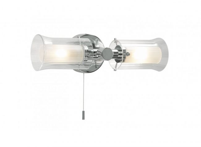 Two Bulb Contemporary Bathroom Wall Light Two Bulb Contemporary Bathroom Wall Light