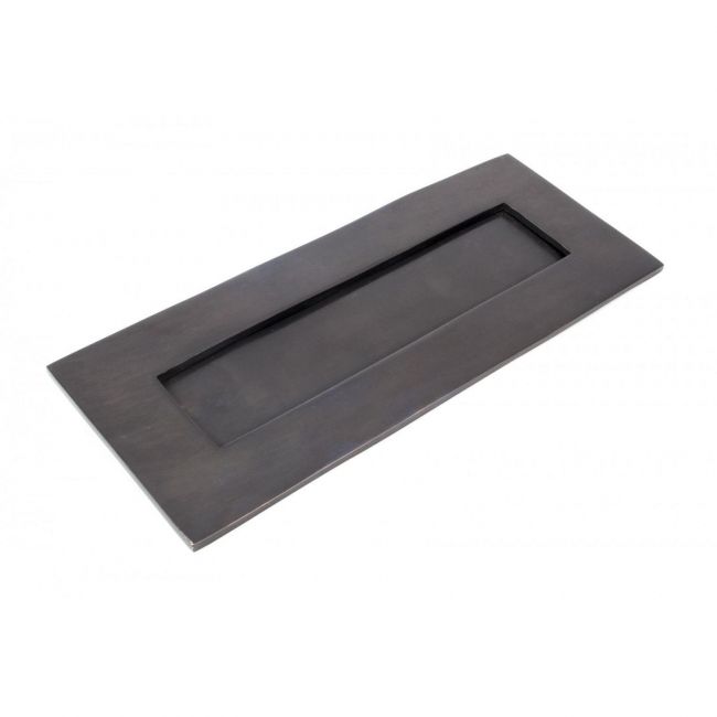 Small Traditional Letter Plate- Antique Bronze