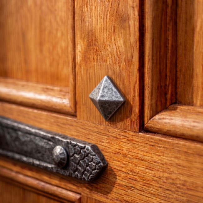 Pewter Pyramid Door Stud Medium 