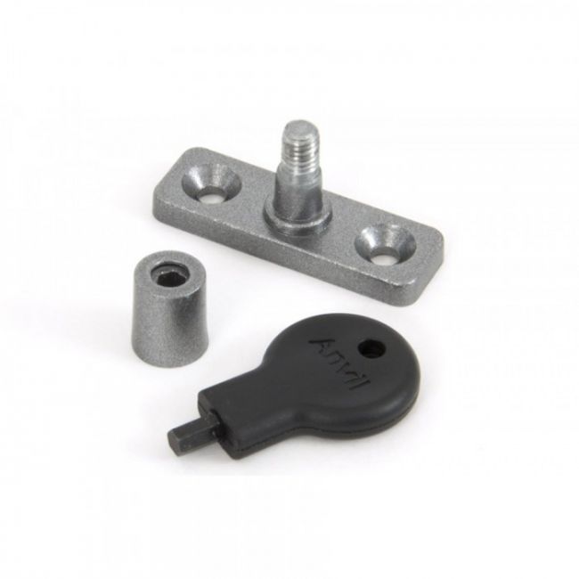 Pewter Finish Locking Staying Pin With Key Pewter Finish Locking Staying Pin With Key