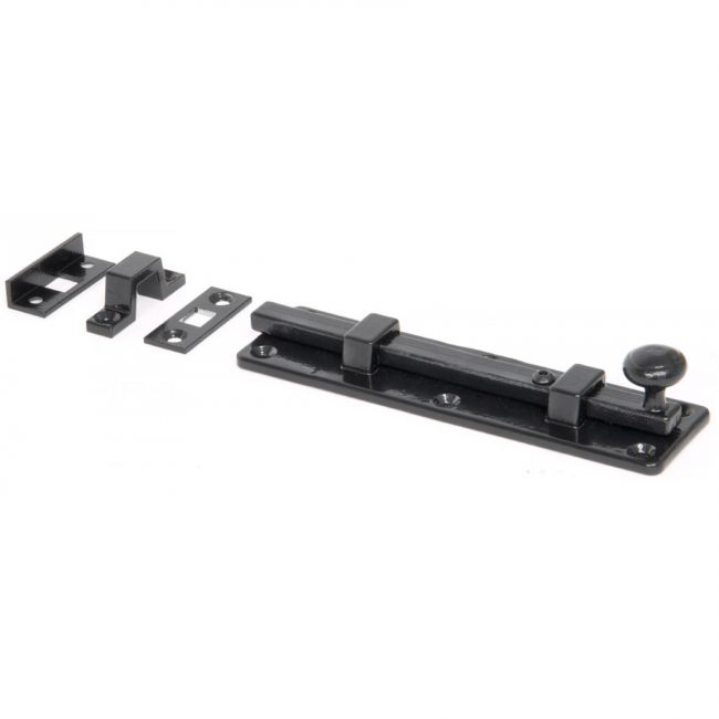 Universal Straight Bolt 6" Black