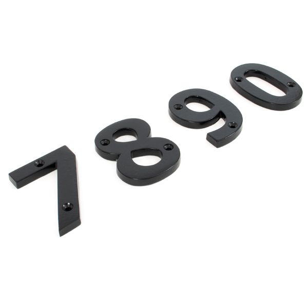 Black Iron House Numerals - 3" Black Iron House Numerals - 3"
