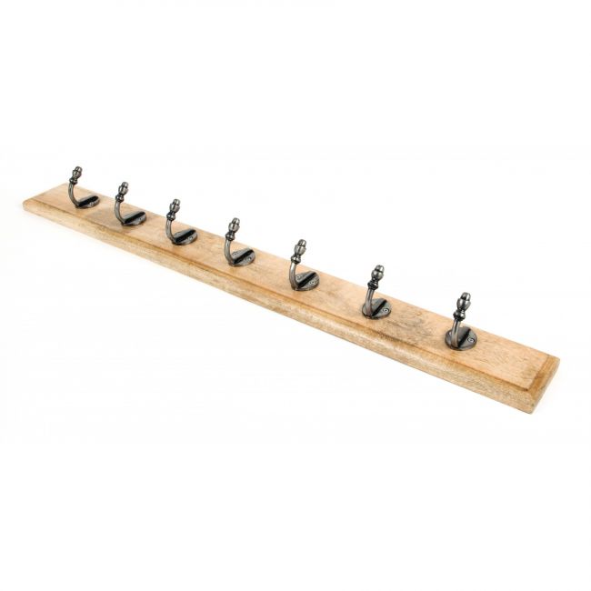 Stable Coat Rack on Aged Timber Stable Coat Rack on Aged Timber