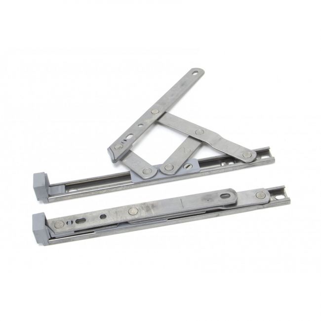 Stainless Steel Defender Friction Hinge - Top Hung 8" Side view