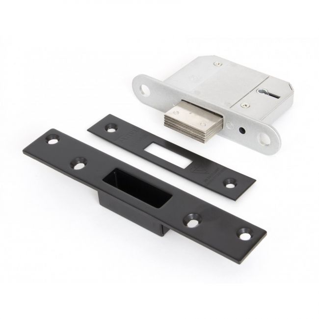 British Standard 5 Lever Deadlock - Keyed Alike - Black 2.5" British Standard 5 Lever Deadlock - Keyed Alike - Black 2.5"