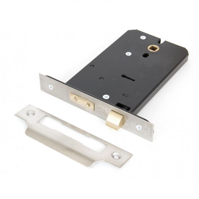 Satin Stainless Steel 5 Lever Horizontal Sash Lock - 6" Satin Stainless Steel 5 Lever Horizontal Sash Lock - 6"