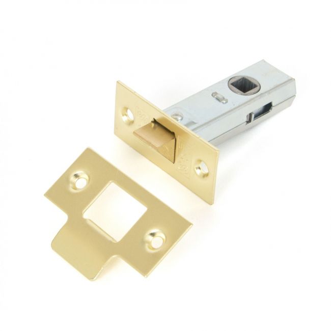 Tubular Mortice Latch - Brass 2.5" Tubular Mortice Latch - Brass 2.5"
