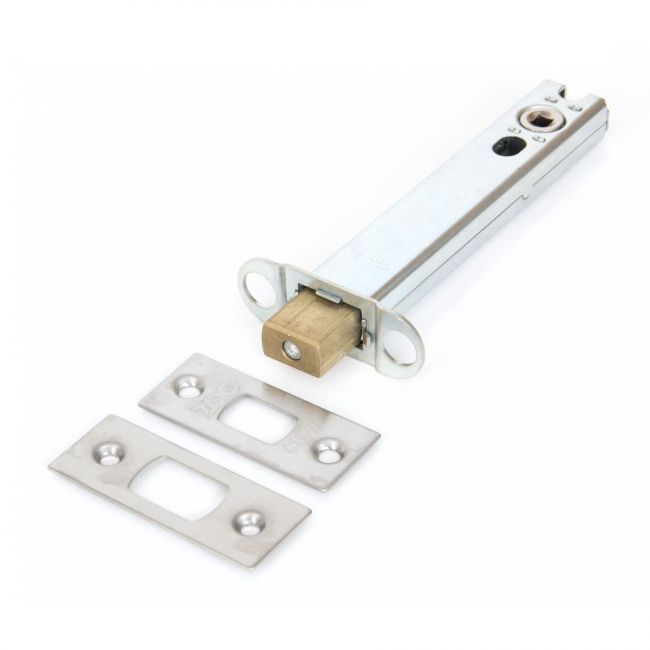 Satin Stainless Steel Heavy Duty Tubular Deadbolt - 5" Main View Satin Stainless Steel Heavy Duty Tubular Deadbolt - 5" Main View