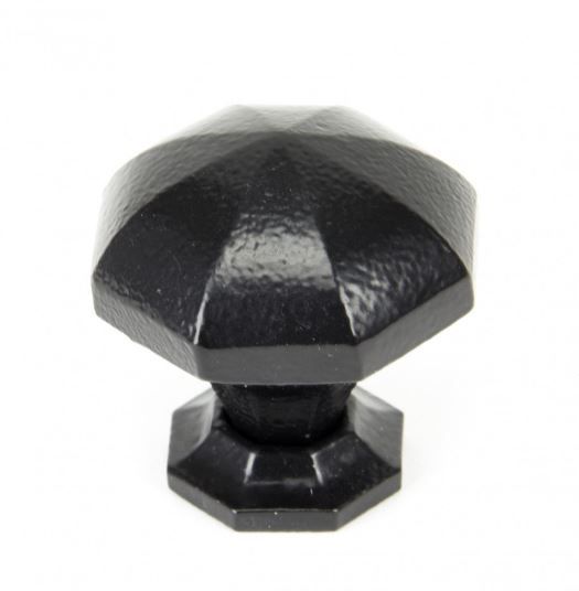 Steel Powder Coated Octagonal Cabinet Knob - 39mm Steel Powder Coated Octagonal Cabinet Knob - 39mm