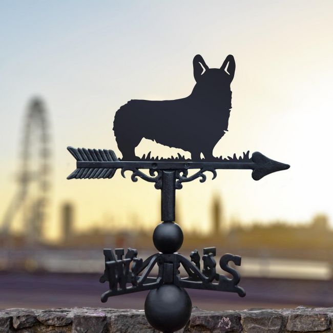 Weathervane with Corgi 